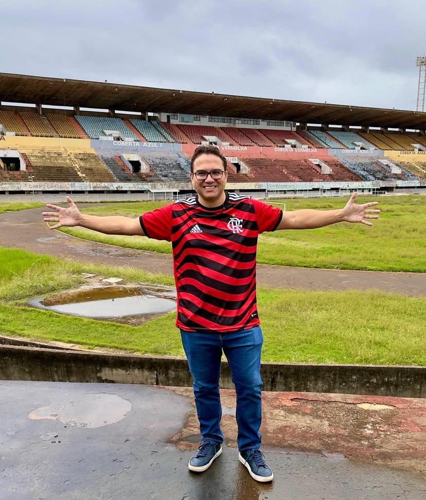 Deputado Pedrossian Neto na assinatura do termo de gestão do Morenão
